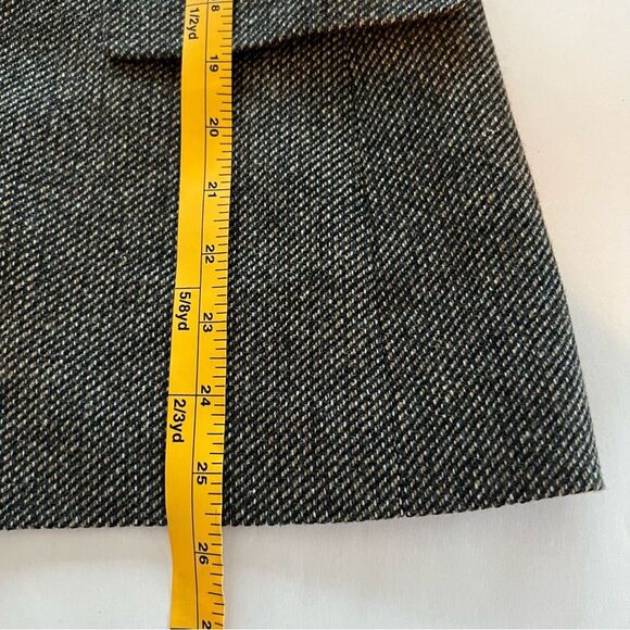 Talbots Wool Tweed Blazer Womens 8 Olive Brown Pockets Classic Jacket - Picture 15 of 15